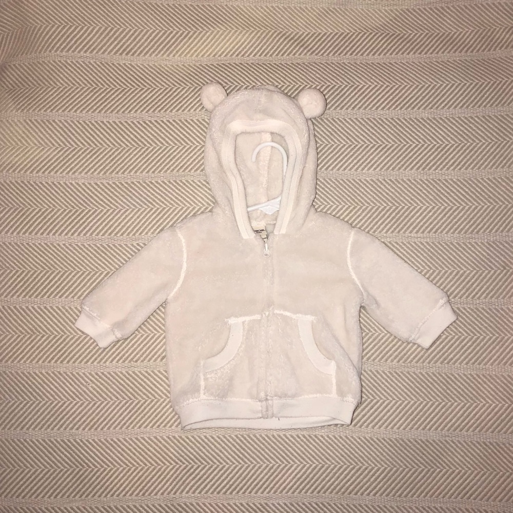 Super Soft Plush Hoodie With Teddy Ears